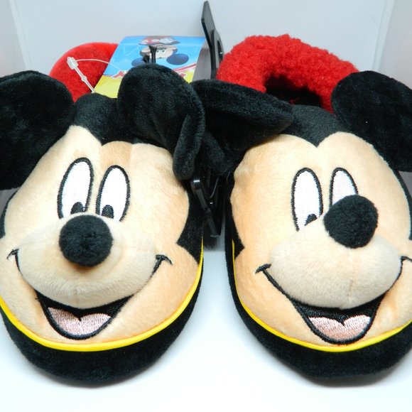 Disney Other - Disney Mickey Mouse Toddler Slippers 9/10